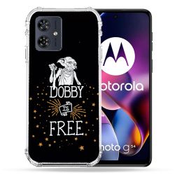 Coque Renforcée Pour Motorola G54 5G Harry Potter Dobby Free Noir