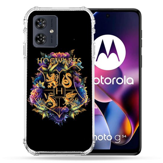 Coque Renforcée Pour Motorola G54 5G Harry Potter Hogwarts