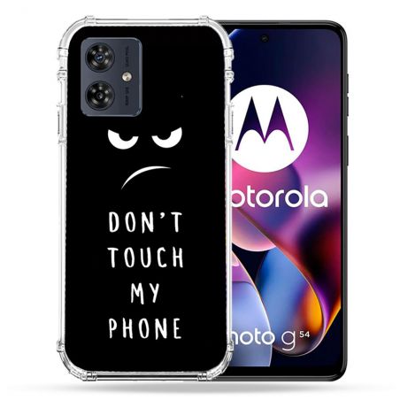 Coque Renforcée Pour Motorola G54 5G Humour Don't Touch