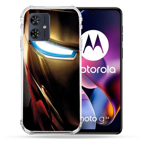Coque Renforcée Pour Motorola G54 5G Iron Man Casque