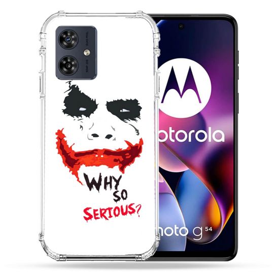 Coque Renforcée Pour Motorola G54 5G Joker Blanc