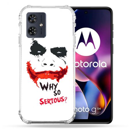 Coque Renforcée Pour Motorola G54 5G Joker Blanc