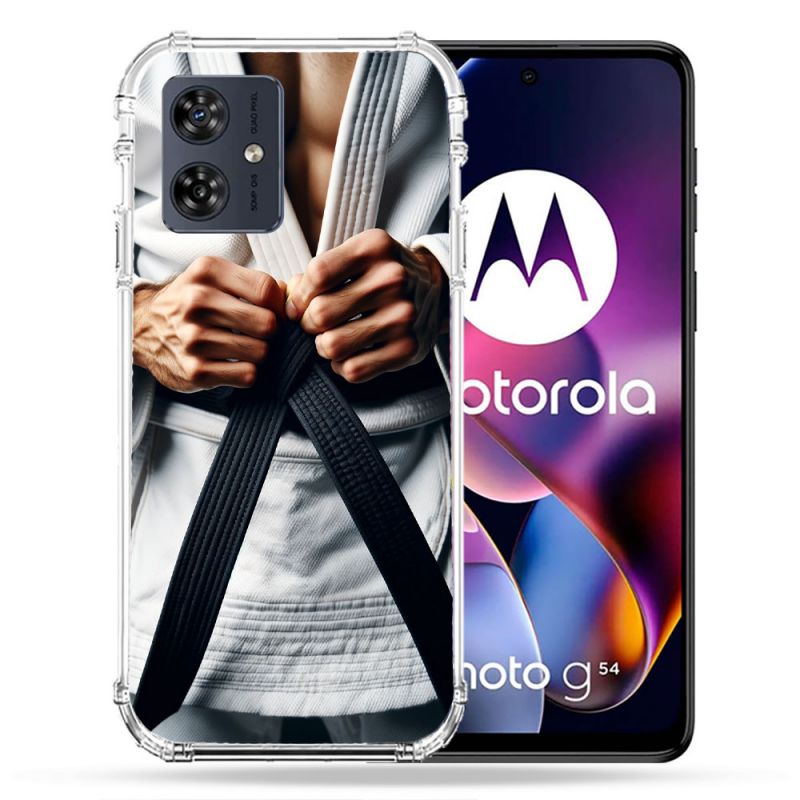 Coque Renforcée Pour Motorola G54 5G Kimono Ceinture