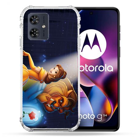 Coque Renforcée Pour Motorola G54 5G La Belle et La Bête