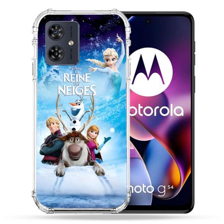 Coque Renforcée Pour Motorola G54 5G La Reine Des Neiges