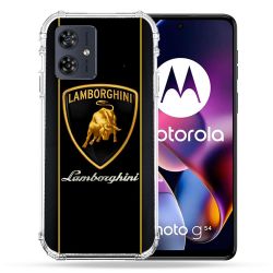 Coque Renforcée Pour Motorola G54 5G Lamborghini Carbone