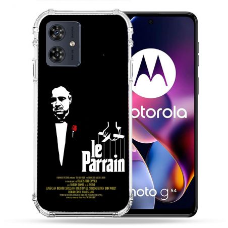 Coque Renforcée Pour Motorola G54 5G Le Parrain Affiche