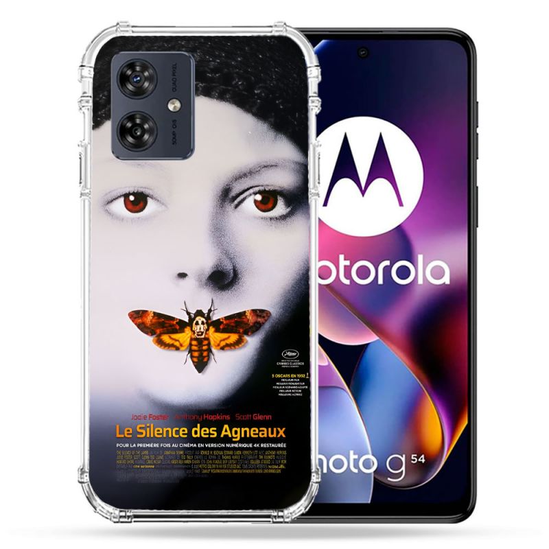 Coque Renforcée Pour Motorola G54 5G Le Silence Des Agneaux Affiche