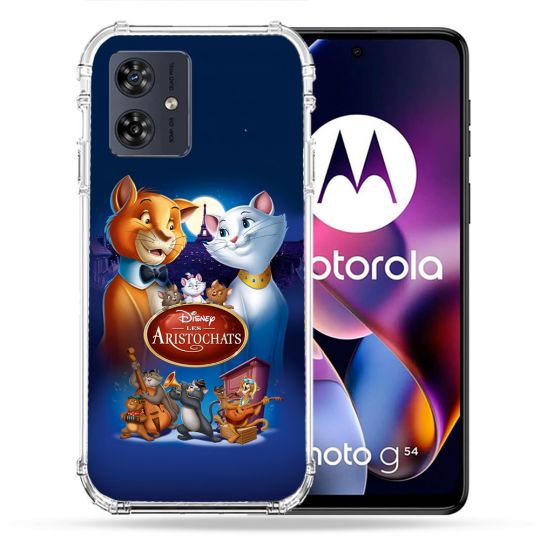 Coque Renforcée Pour Motorola G54 5G Les Aristochats