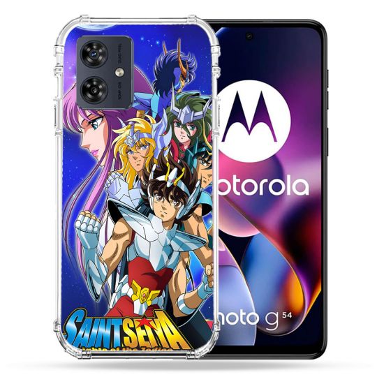 Coque Renforcée Pour Motorola G54 5G Les Chevaliers Du Zodiaque
