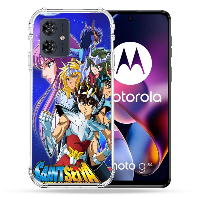 Coque Renforcée Pour Motorola G54 5G Les Chevaliers Du Zodiaque