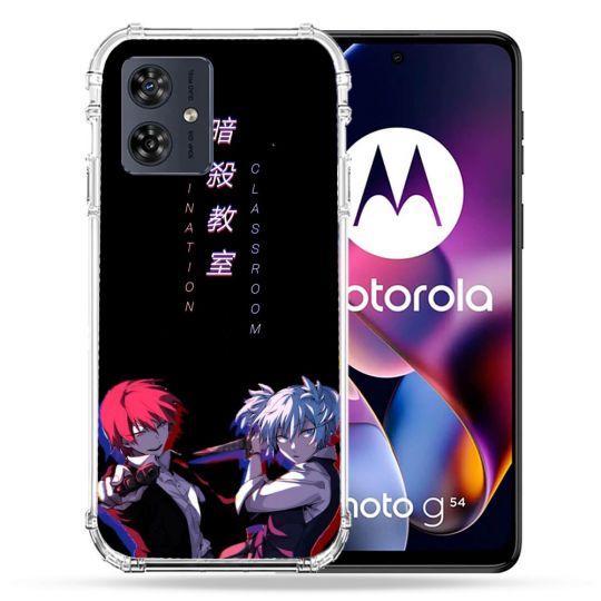 Coque Renforcée Pour Motorola G54 5G Manga Assassination Classroom Duo