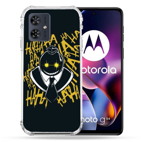 Coque Renforcée Pour Motorola G54 5G Manga Assassination Classroom Kuro Noir