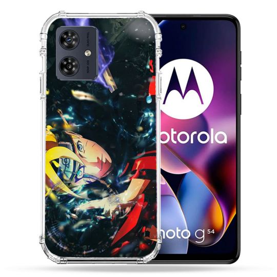 Coque Renforcée Pour Motorola G54 5G Manga Boruto Eclair