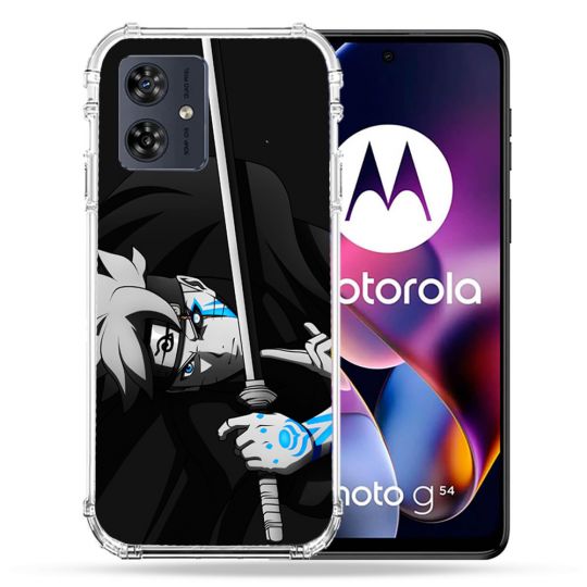 Coque Renforcée Pour Motorola G54 5G Manga Boruto Epée