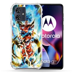 Coque Renforcée Pour Motorola G54 5G Manga Dragon Ball Sangoku Blanc