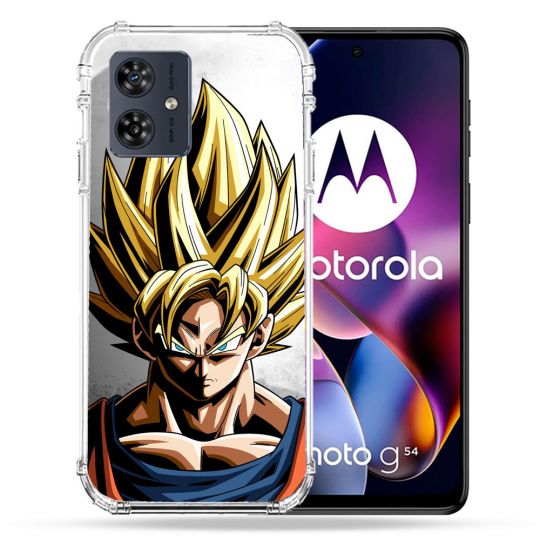 Coque Renforcée Pour Motorola G54 5G Manga Dragon Ball Sangoku Portrait
