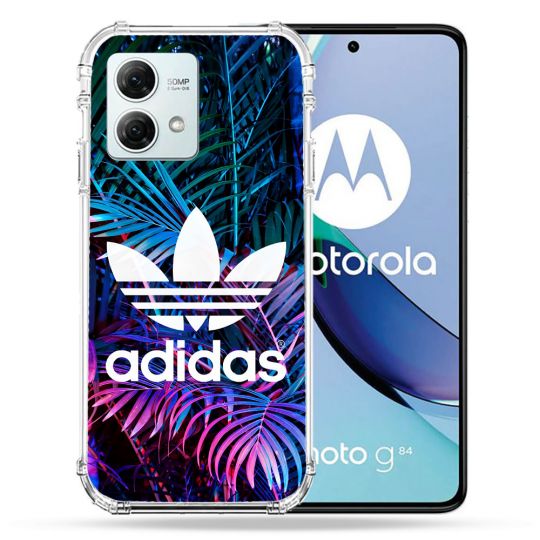 Coque Renforcée Pour Motorola G84 5G Adidas Palmier