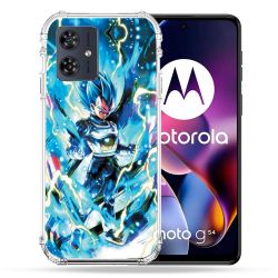 Coque Renforcée Pour Motorola G54 5G Manga Dragon Ball Vegeta Bleu