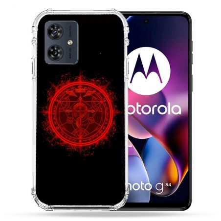 Coque Renforcée Pour Motorola G54 5G Manga Fullmetal Alchemist Logo
