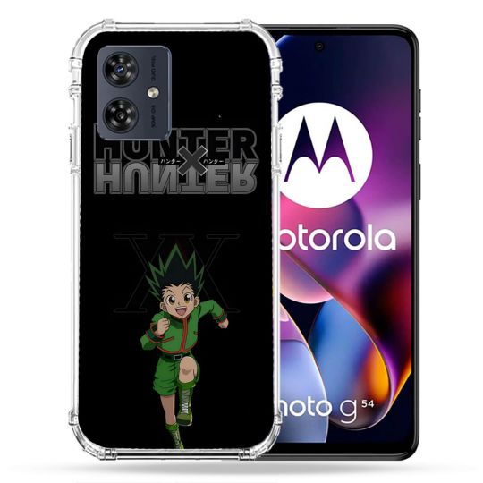 Coque Renforcée Pour Motorola G54 5G Manga Hunter X Hunter Gon