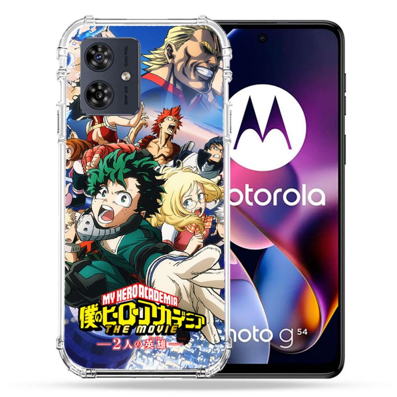 Coque Renforcée Pour Motorola G54 5G Manga My Hero Academia Affiche