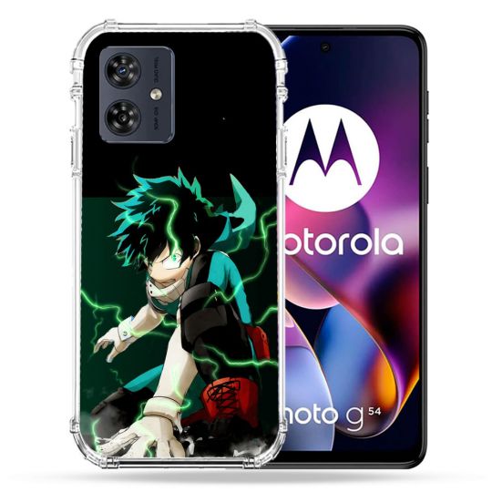 Coque Renforcée Pour Motorola G54 5G Manga My Hero Academia Deku