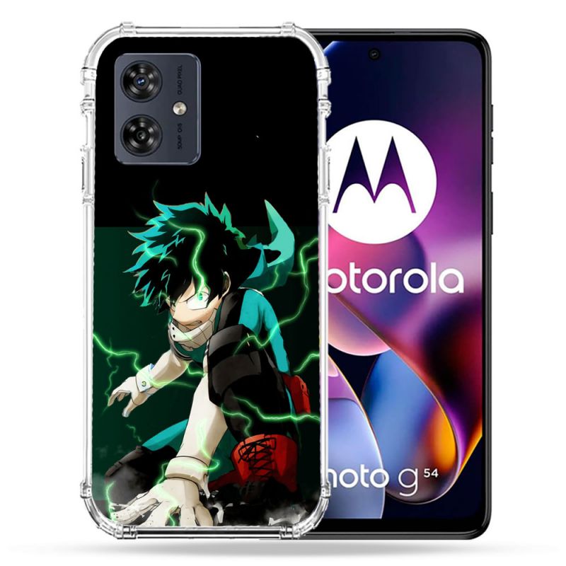 Coque Renforcée Pour Motorola G54 5G Manga My Hero Academia Deku