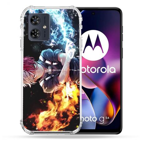 Coque Renforcée Pour Motorola G54 5G Manga My Hero Academia Shoto