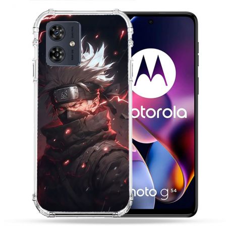 Coque Renforcée Pour Motorola G54 5G Manga Naruto Kakashi Dark