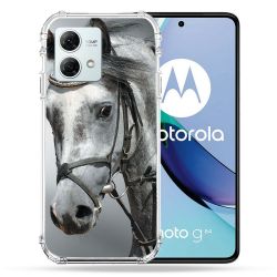 Coque Renforcée Pour Motorola G84 5G Animal Cheval Blanc