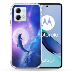 Coque Renforcée Pour Motorola G84 5G Animal Dauphin Vague