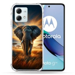 Coque Renforcée Pour Motorola G84 5G Animal Elephant Savane