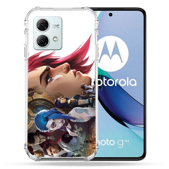 Coque Renforcée Pour Motorola G84 5G Arcane Jynx Sœur