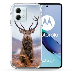 Coque Renforcée Pour Motorola G84 5G Chasse Chevreuil Montagne