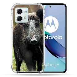 Coque Renforcée Pour Motorola G84 5G Chasse Sanglier bois