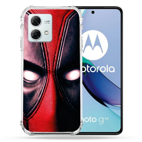 Coque Renforcée Pour Motorola G84 5G Deadpool Yeux