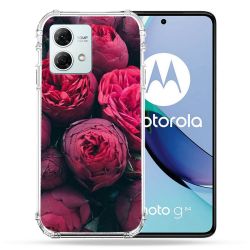 Coque Renforcée Pour Motorola G84 5G Fleur Pivoine
