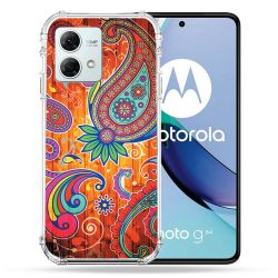 Coque Renforcée Pour Motorola G84 5G Fleur Psychedelic