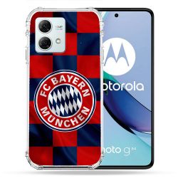 Coque Renforcée Pour Motorola G84 5G Foot Bayern Munich Carreaux