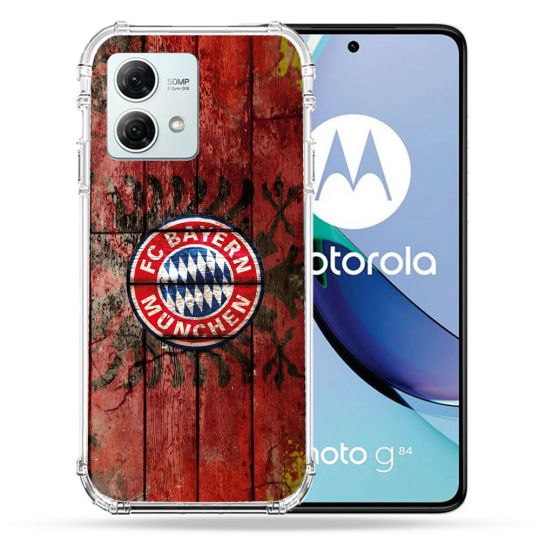 Coque Renforcée Pour Motorola G84 5G Foot Bayern Munich Drapeau
