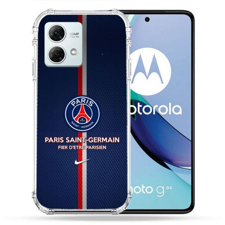 Coque Renforcée Pour Motorola G84 5G Foot PSG Fier