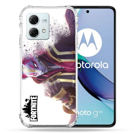 Coque Renforcée Pour Motorola G84 5G Fortnite Blanc