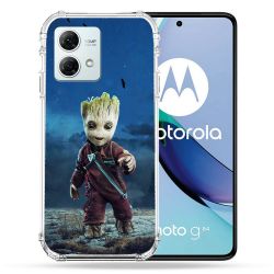 Coque Renforcée Pour Motorola G84 5G Groot Bleu