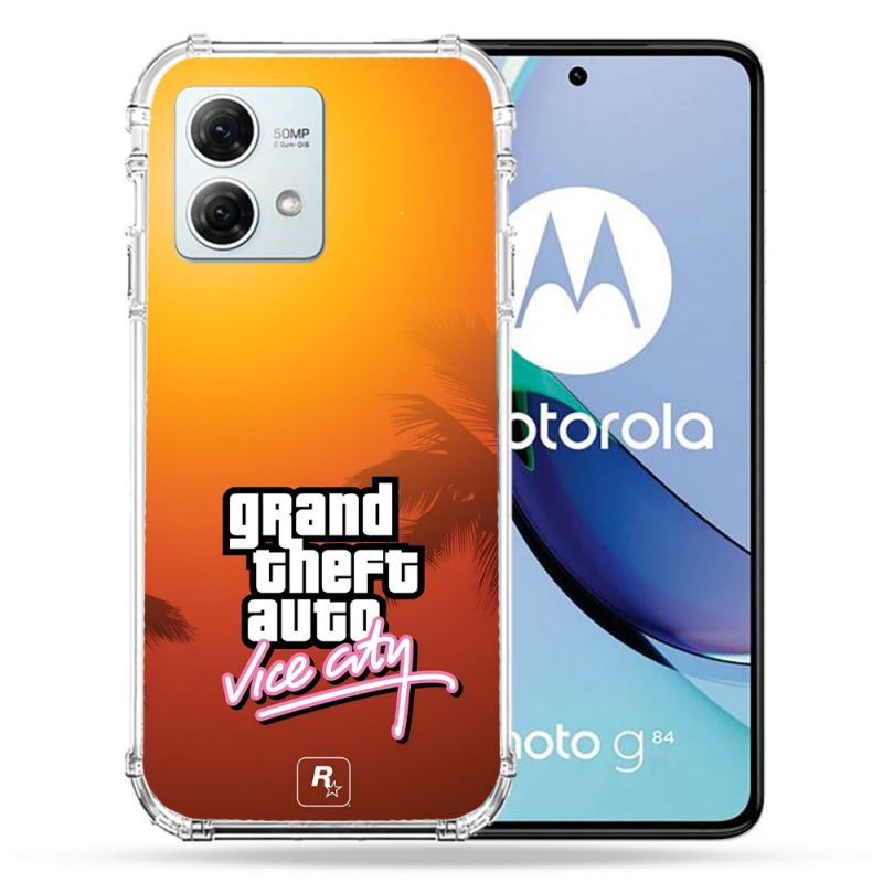Coque Renforcée Pour Motorola G84 5G GTA Vice City