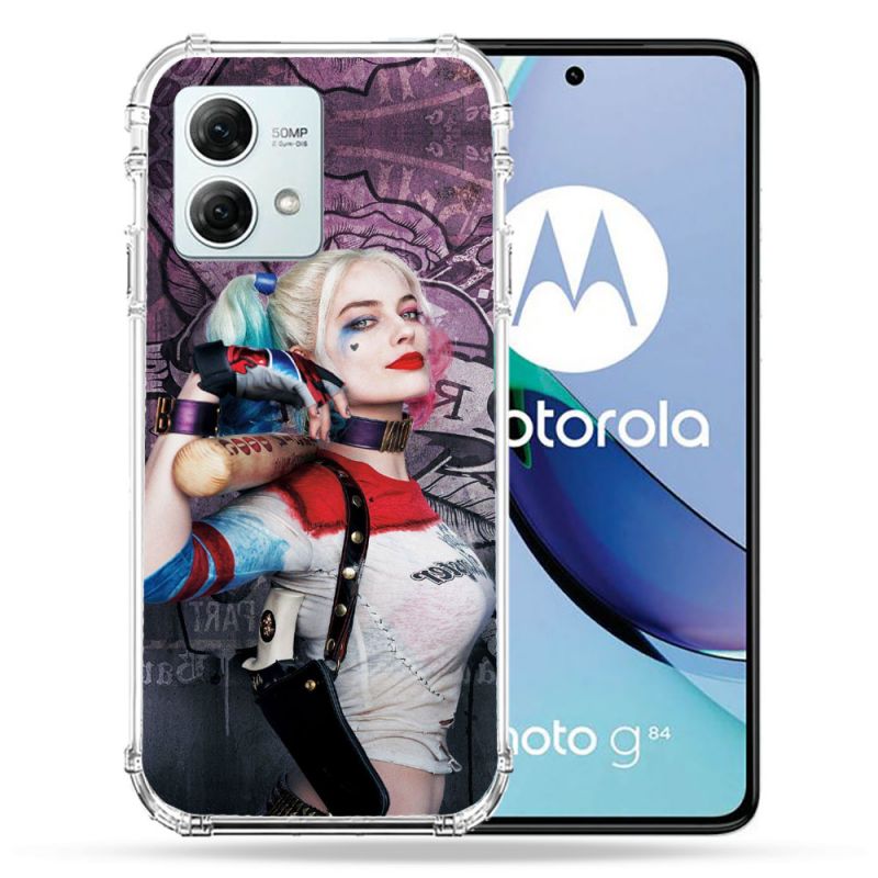 Coque Renforcée Pour Motorola G84 5G Harley Quinn Batte