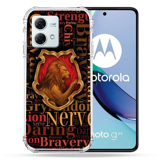 Coque Renforcée Pour Motorola G84 5G Harry Potter Griffondor