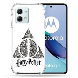 Coque Renforcée Pour Motorola G84 5G Harry Potter Hollows triangle Blanc