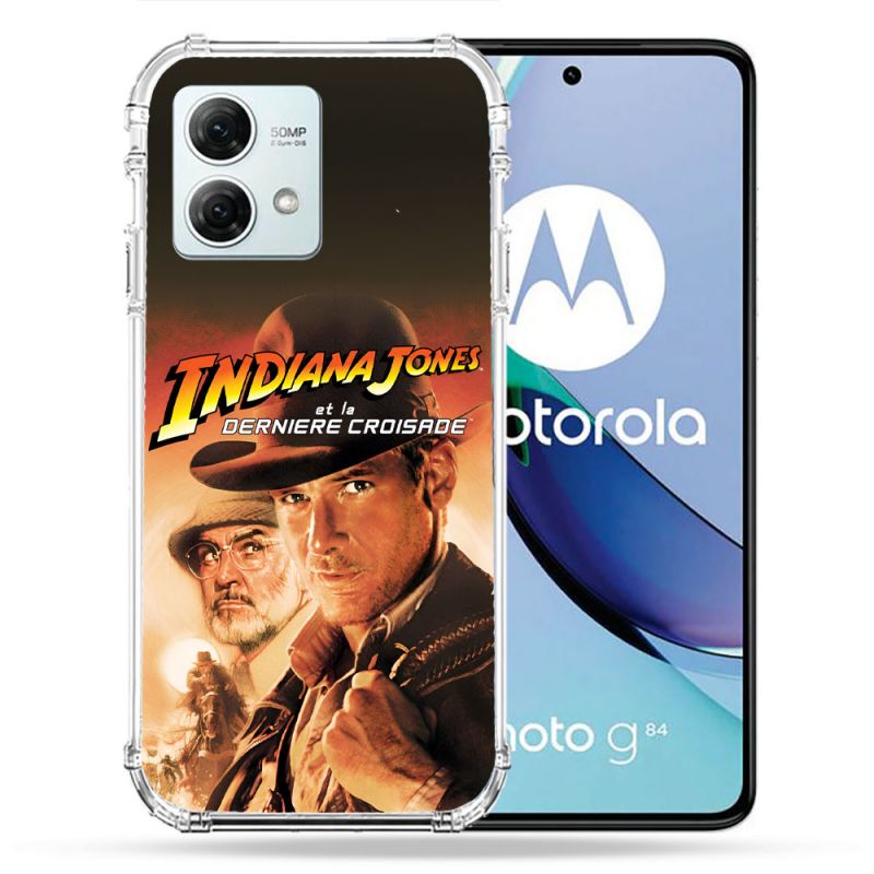 Coque Renforcée Pour Motorola G84 5G Indiana Jones Affiche