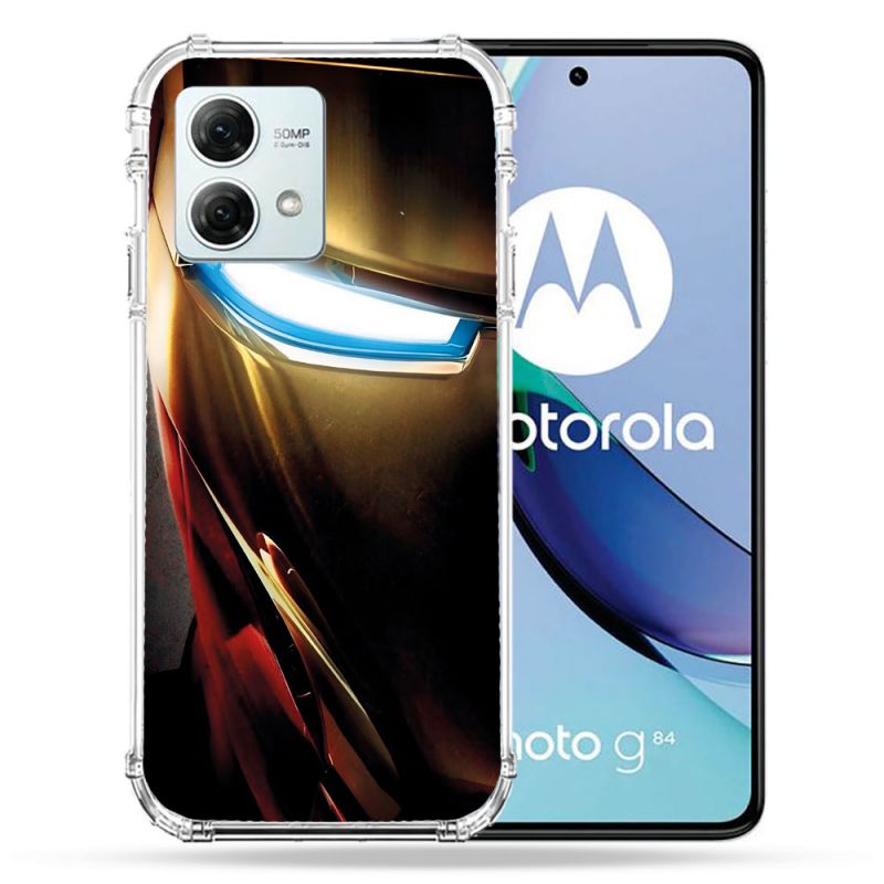 Coque Renforcée Pour Motorola G84 5G Iron Man Casque